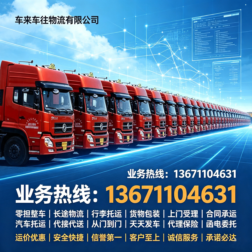 2026京烟返程物流详解北京到烟台回程货车、搬家托运、冷链